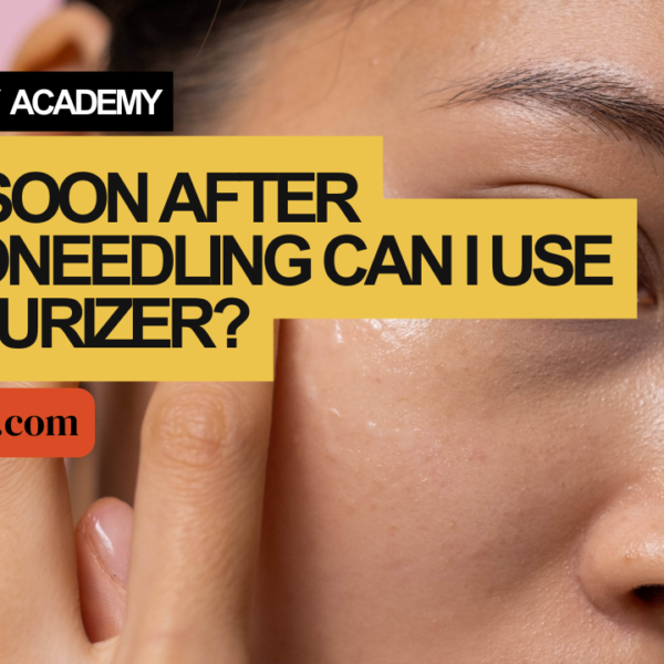 How soon after microneedling can I use moisturizer
