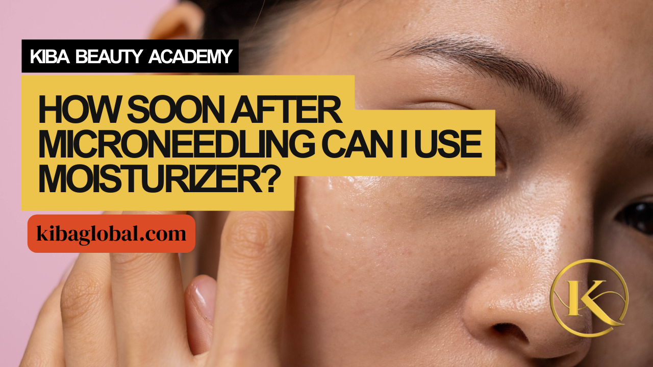How soon after microneedling can I use moisturizer?