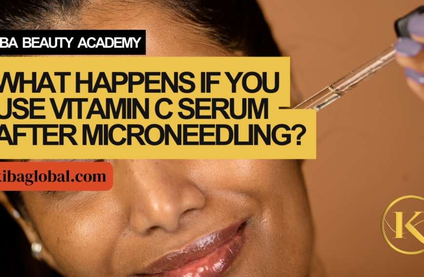 What happens if you use vitamin C serum after microneedling